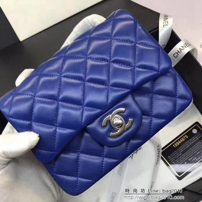 香奈兒CHANEL 升級版A1115進口小羊皮金銀鏈條單肩斜挎包 DSC1626